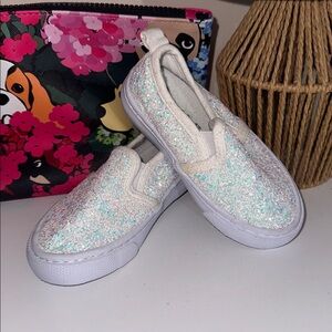 Sparkly Glitter Slip-On Shoes